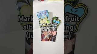 MARK 1 st Album - The Firstfruit (First Juice Ver.) unboxing! #mark #nct #album #unboxing
