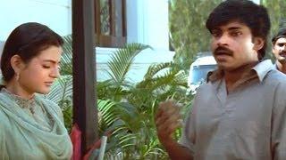 Badri Scene - Sarayu Left From The House & From Badri - Pavan Kalyan, Ameesha Patel - HD