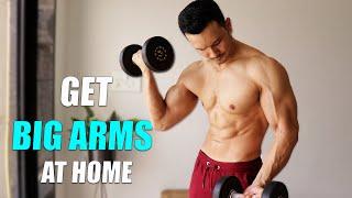 GET BIG ARMS at HOME- GIANT SET [Only DUMBBELLS- NO GYM]