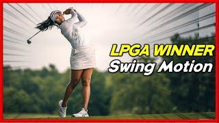 LPGA Winner "Patty Tavatanakit" Iron-Driver Swings & Slow Motions I 2024 Honda Thailand Champion