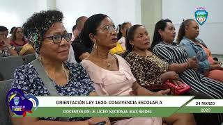 Ley 1620: convivencia escolar en la I.E. Liceo Max Seidel  | 24 marzo 2023