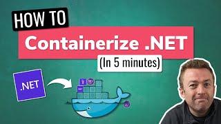 Containerize .NET in 5 minutes (or less) | C# Microservice Course (Episode 6)