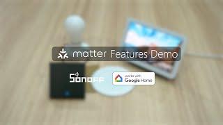 SONOFF Matter Device Demo  Works With Google Home