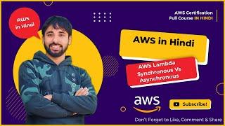 AWS Tutorial 180 - AWS Lambda  -  Synchronous vs Asynchronous