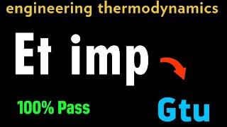 engineering thermodynamics imp questions gtu sem-3| #gtuimp