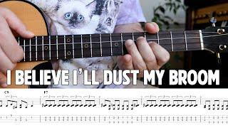 I Believe I'll Dust My Broom - Robert Johnson Baritone Ukulele Tutorial