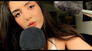 ASMR COMBING YOUR LASHES  SEMI INAUDIBLE WHISPERS + PERSONAL ATTENTION