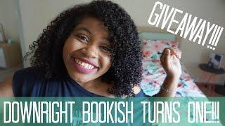 Downright Bookish Turns One + Giveaway [CLOSED]