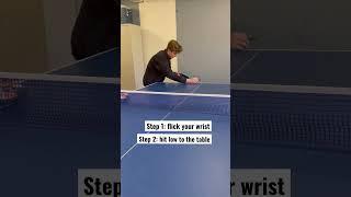 Three ways to improve your table tennis serve #tabletennis #pingpong #serve #tutorial #tennis