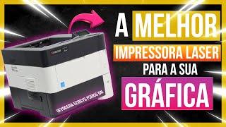 Kyocera P3055dn a máquina da gráfica rápida, com um ciclo mensal de 200 mil páginas. #impressora