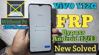 Vivo Y12G FRP Bypass Android 12/13 Without Pc ! New Method 2024 ! 100% Done.