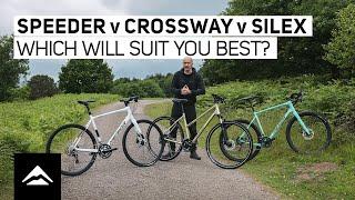 MERIDA SPEEDER city v CROSSWAY hybrid v SILEX gravel | Which all-round bike would suit you best?