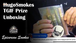 Epicurean Smokes Wins @Hugosmokes Giveaway! Exciting Unboxing