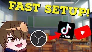 Best way to make Tiktok's and YT Shorts as a VTuber! - Setting Up OBS for Tiktok