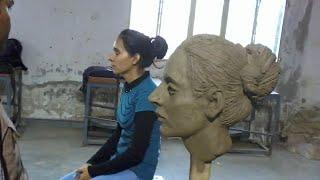 Portrait Sculpture Demonstration | Live portrait sculpture  | Art Instinct