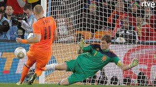 CASILLAS Y LA JUGADA CON ROBBEN | Mundial 2010