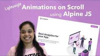 Lightweight CSS Animations on Scroll using Alpine JS