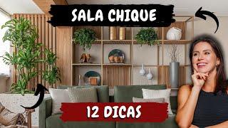 12 DICAS CRIATIVAS PARA TER UMA SALA CHIQUE