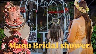 Mano bridal shower|| Mano ki shadi start|| Nasira saleem vlogs