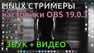 LINUX СТРИМЕРЫ: настройка OBS 19.0.3