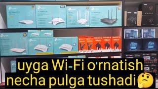 Uyga Wi-Fi tushuraman deganlarga Wi-Fi necha pulga tushadi yangi narxlar routr nahlari