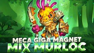 UN MIX MURLOC MECA POUR DES ENORMES MAGNET | Maverick Hearthstone Battlegrounds