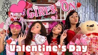 Girls On Valentine's Day - ft. Scarlet Spencer from Nickelodeon Cousins For Life // GEM Sisters