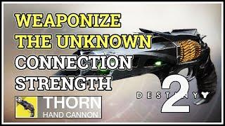 Weaponize The Unknown Destiny 2 Connection strength