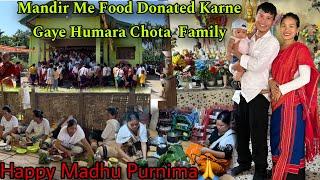 Rayon Ko First Time Village Function me Leke Gaya || Donated Food At Temple || Family Vlogs