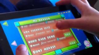 Geometry dash / goat simulator gameplay