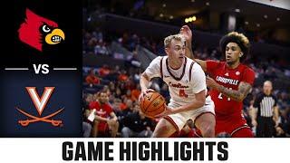 Louisville vs. Virginia Game Highlights | 2024-25 ACC Men's Basketball