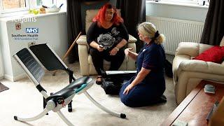 Backward Chaining in action, using the Raizer Lifting Chair | Falls Prevention Classes