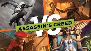 Altair, Eivor, Cleopatra, Leonardo da Vinci | Assassin's Creed Commander Gameplay