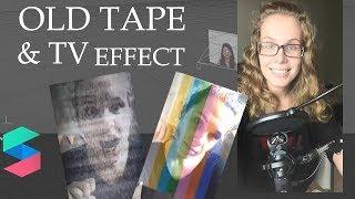 Old tape / TV interference effect SPARK AR