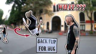 Thử thách Nhào Lộn Đường Phố | Lộn Ngược Cho Một Lần Ôm | LẠC HỒNG PARKOUR