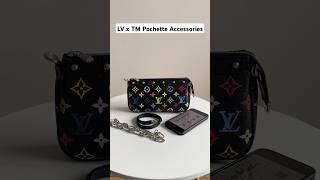 LV x TM Pochette Accessories Monogram Canvas #lv #lvbag #louisvuitton #bag #luxury #luxurybag