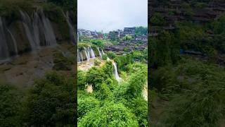 Furong Waterfall Town, China’s most beautiful waterfall village in Hunan  #china #hunan #furong