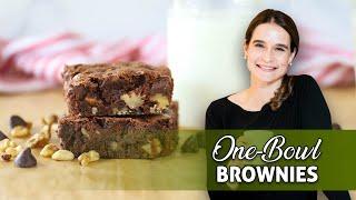 Easy One-Bowl Brownies  | MARIE'S KITCHEN