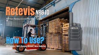 Can It Reduce Noise? Retevis NR610 Business Walkie-Talkie | Noise Reduction | VOX | Rechargeable