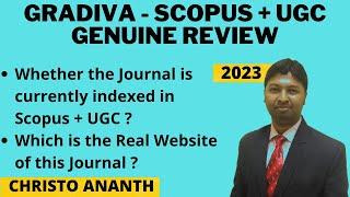 Christo Ananth - Gradiva - International Journal of Italian Poetry - Scopus Review -English