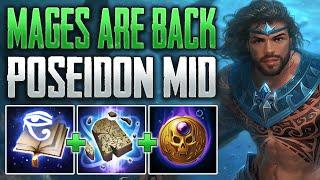 MAGES SLAP IN SEASON 10! Poseidon Mid Gameplay (SMITE Ranked Conquest)