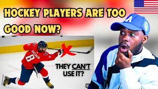 American Reacts to Why Has The Slap Shot Gone Extinct in NHL Hockey