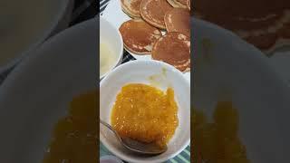 PANCAKES FOR BREAKFAST #breakfast #pancakes #pancake #bfast #hotcakes #hotcake #yummy #yum