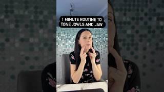 1 Minute To Tone Jaw And Jowls #facialmassage #facialyoga #faceyogaexpert