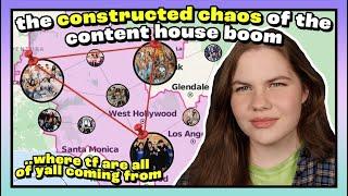 unraveling the constructed chaos of content houses