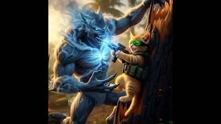  Cat Soldier| Jesus vs Monster | Faith-Fueled Victory