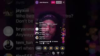 Pierre Bourne Full Instagram Live Feb 25 Part 1 | SO MUCH UNRELEASED HEAT