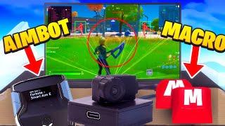 Using HACKS on my FORTNITE CONTROLLER! (Zen Aimbot, Macros, + MORE!)