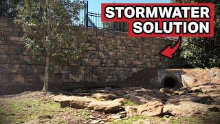 Redi-Rock Stormwater Fix You Need to See in Sandy Springs, GA