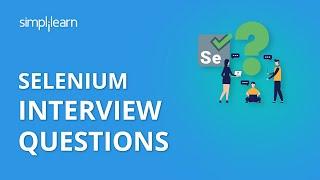 Selenium Interview Questions And Answers | Selenium Interview Questions | Selenium | Simplilearn